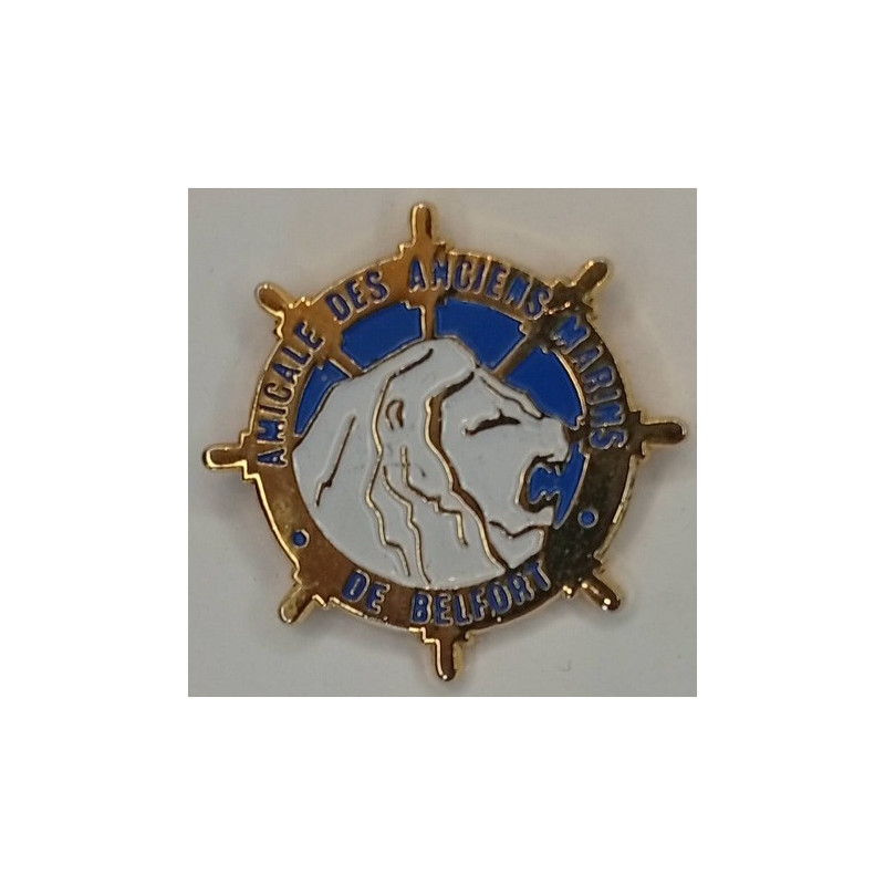 Pin's de l'Amicale des Anciens Marins de Belfort - Matriculé