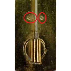 74ème Régiment d'Artillerie de Brigade (Dra) en Vermeil / Argent Massif plaqué Or