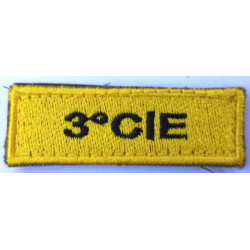 Insigne velcro de la 3ème Compagnie du 35ème Régiment d'Infanterie