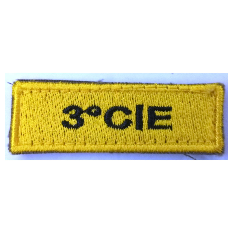 Insigne velcro de la 3ème Compagnie du 35ème Régiment d'Infanterie