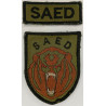 Jeu d'Ecussons velcro de la Section d'Aide à l'Engagement Direct / SAED du 35ème Régiment d'Infanterie