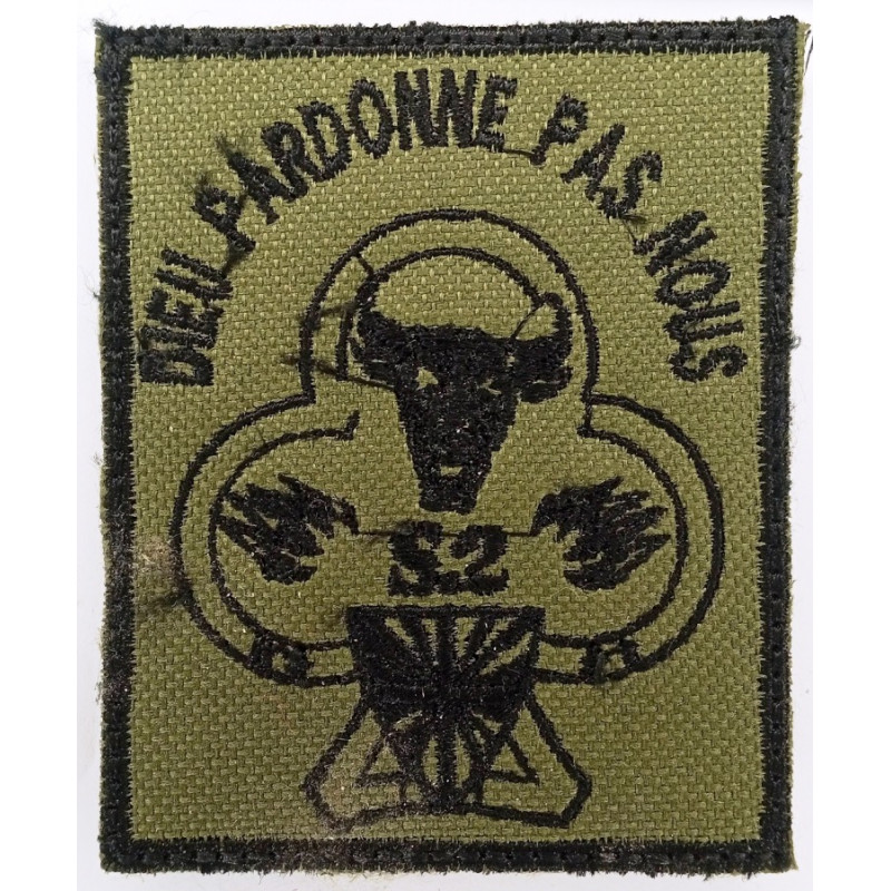 Ecusson velcro de la S.2 / 2ème Section d'une Compagnie du 35ème Régiment d'Infanterie