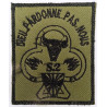 Ecusson velcro de la S.2 / 2ème Section d'une Compagnie du 35ème Régiment d'Infanterie