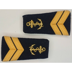 Paire de Fourreaux d'épaule de Second Maître - Marine Nationale - 2ème Type