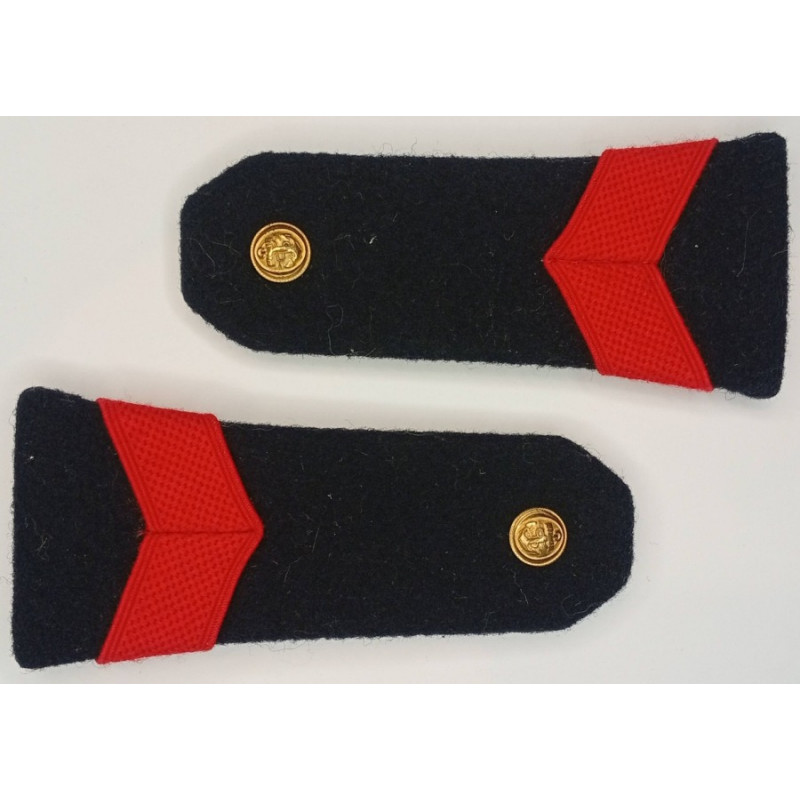 Paire Epaulettes à rabats de Matelot de 1ère Classe - Marine Nationale - 1er Type