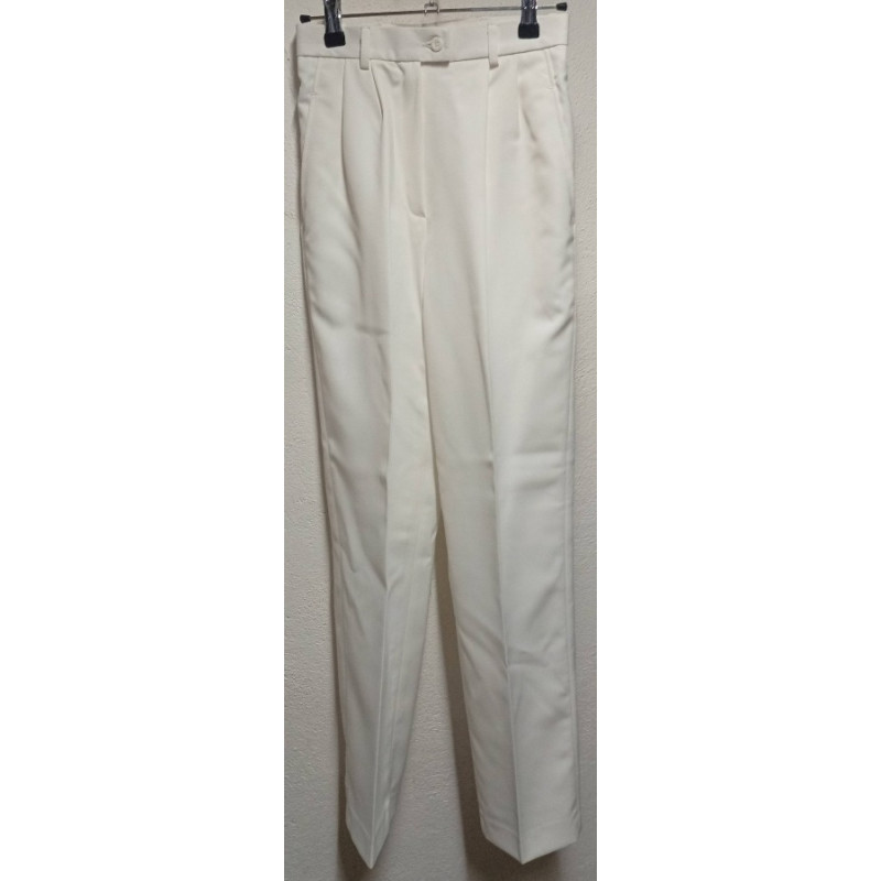 Pantalon blanc de Sortie T22 Eté de Marinette - Féminine Marine Nationale