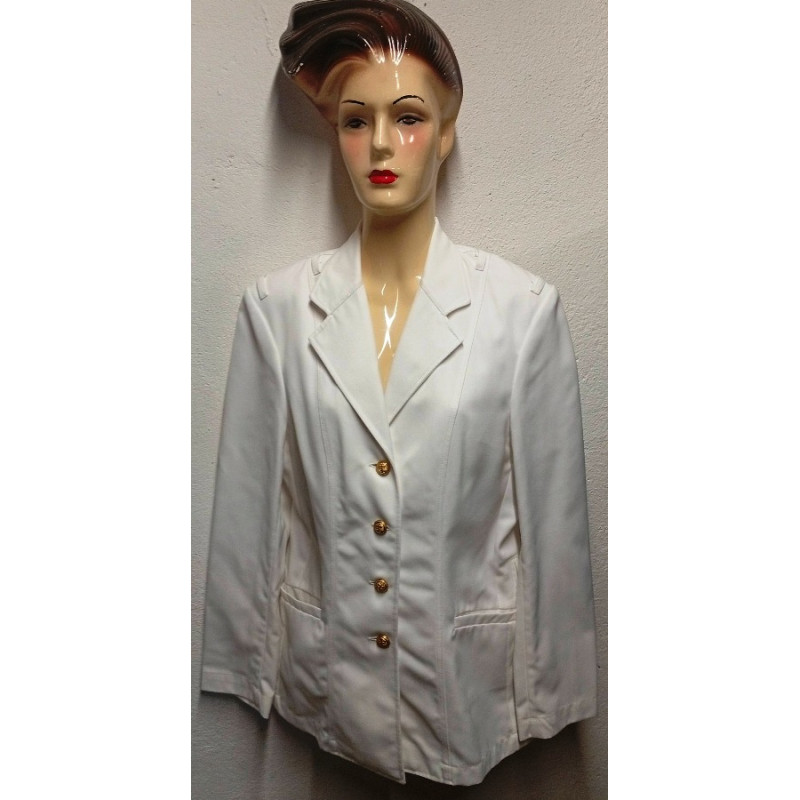 Veste de Sortie blanche T22 Eté Marinette - Féminine Marine Nationale