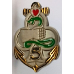 Réduction Pin's 5ème Compagnie du 35ème Régiment d'Infanterie - Matriculé