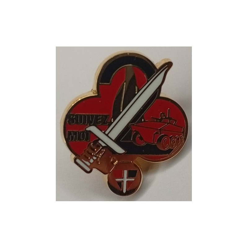 Réduction Pin's 2ème Compagnie du 35° Régiment d'Infanterie - Nouveau Modèle résine