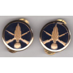 Paire d'insignes de col de TDF Infanterie