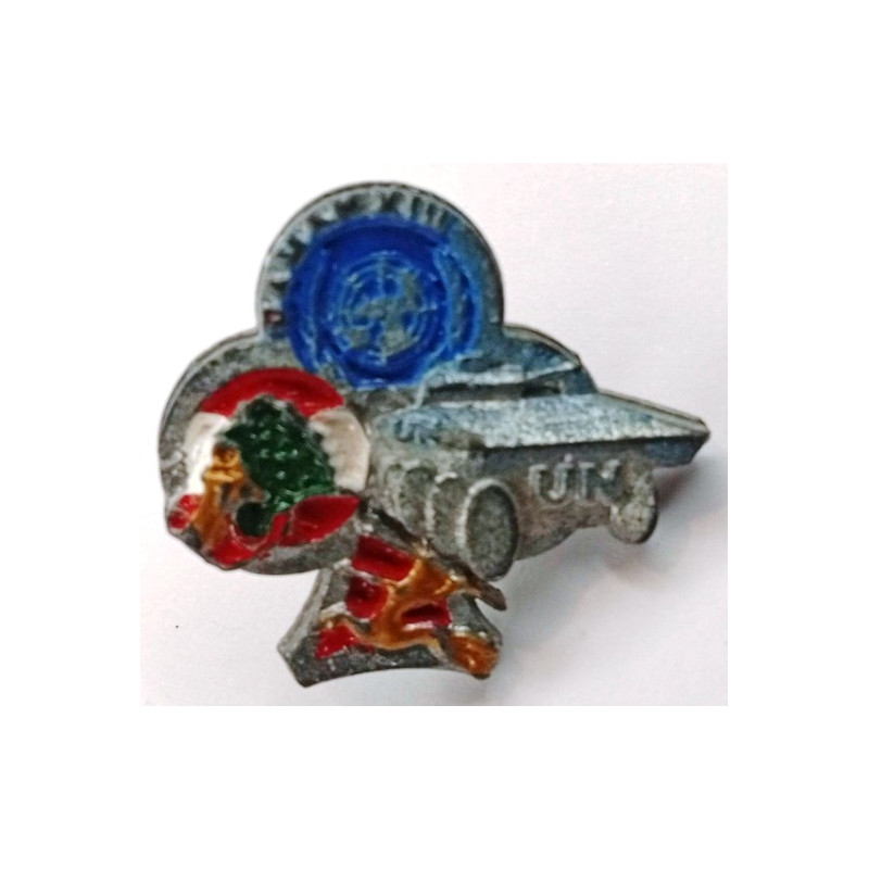 Réduction Pin's DAMAN XIII - O.N.U. Liban - 35ème Régiment d'Infanterie et Régiment de Marche du Tchad