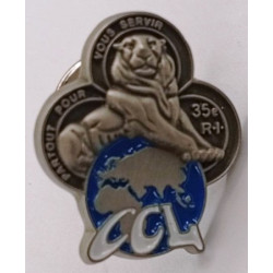 Réduction Pin's 35ème Régiment d'Infanterie - Compagnie de Commandement et de Logistique (GLF)