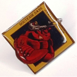 Pin's Section K de la 9ème Compagnie du 35ème Régiment d'Infanterie (S) Modèle résine