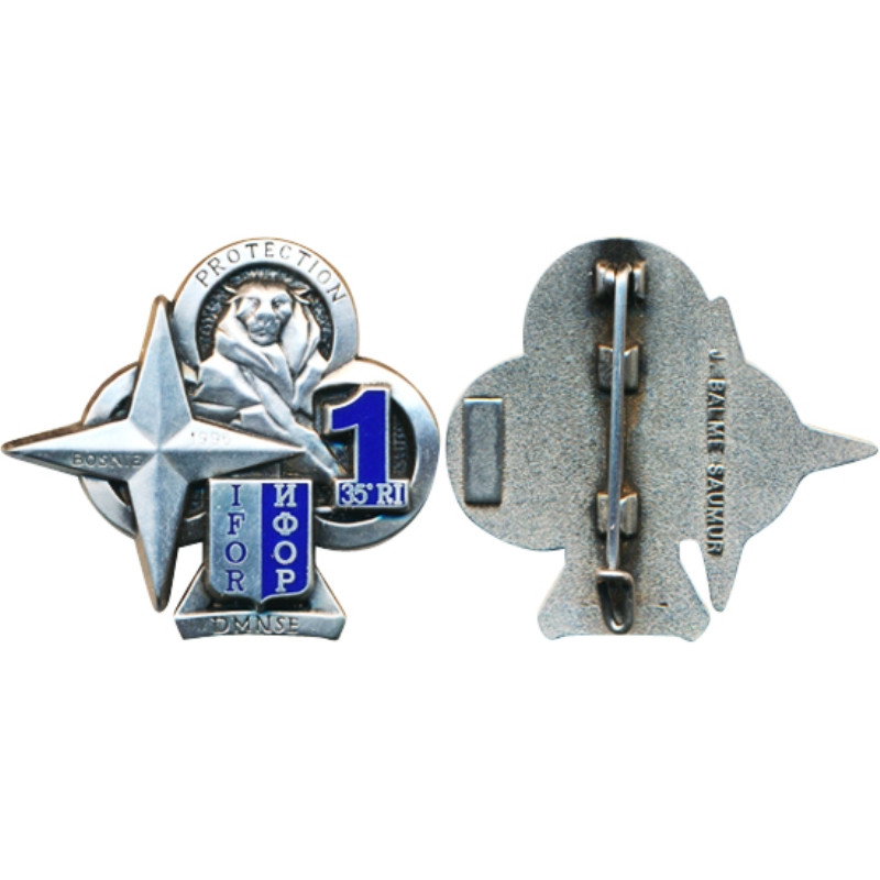 OPEX 1ère Compagnie du 35ème Régiment d'Infanterie - Protection DMNSE Bosnie 1996 - Guerre Ex-Yougoslavie