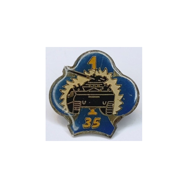 Pin's 1ère Compagnie du 35ème Régiment d'Infanterie - Chiffre 1 (Le.G.)