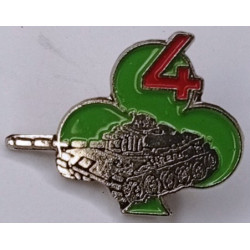 Pin's 4ème Compagnie du 35ème Régiment d'Infanterie - Chiffre 4 (P.E.)