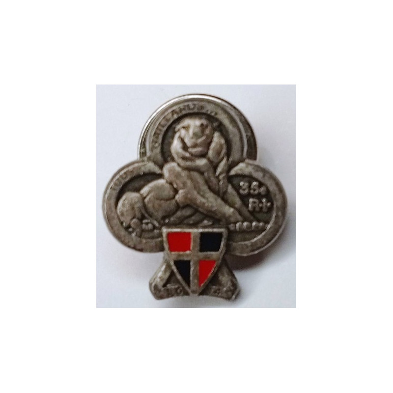 Réduction Pin's de l'Insigne du 35ème Régiment d'Infanterie (Del)