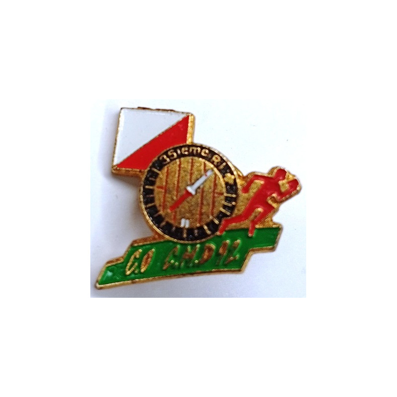 Pin's de la C.O. de la C.M.D. du 35ème Régiment d'Infanterie de 1992 - Modèle or