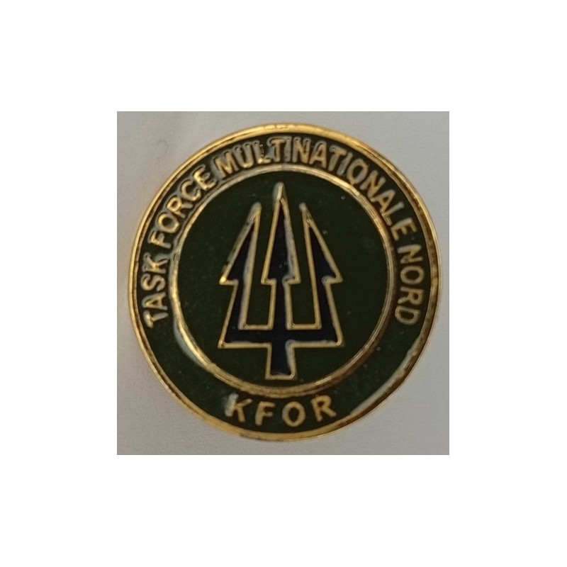 Pin's "Task Force Multinationale Nord KFOR" - Opération Trident au Kosovo