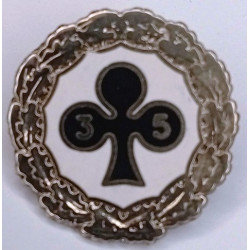 Insigne d'honneur "Argent" du 35ème Régiment d'Infanterie - Modèle actuel - Matriculé