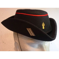 Chapeau tricorne de Féminine complet Brigadier Artillerie Armée de Terre Française