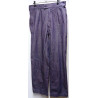 Pantalon de service en lin gris bleuté Marine Nationale