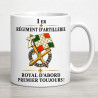 Tasse à Café / Mug "1er Régiment d'Artillerie" - Fabrication Artisanale