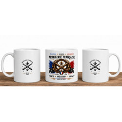 Tasse à Café / Mug "Artillerie Française" - Fashion Design - Fabrication Artisanale