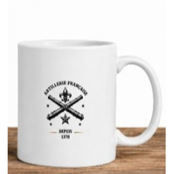 Tasse à Café / Mug "Artillerie Française" - Fashion Design - Fabrication Artisanale