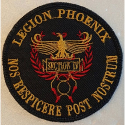 Ecusson velcro Couleur 4ème Section de la 9ème Compagnie Phoenix du 35ème Régiment d'Infanterie (1)