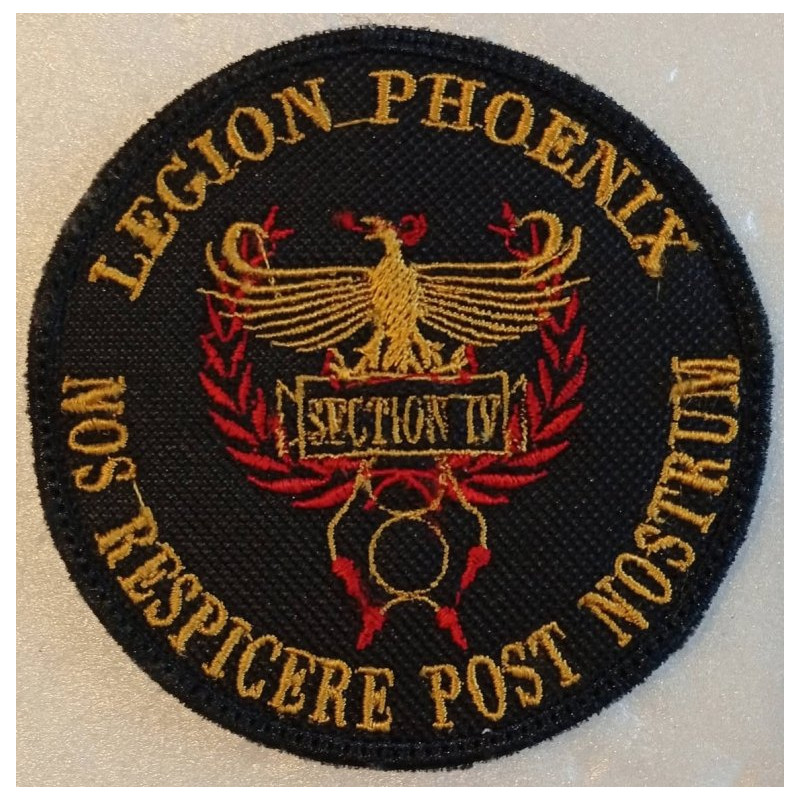 Ecusson velcro Couleur 4ème Section de la 9ème Compagnie Phoenix du 35ème Régiment d'Infanterie (1)