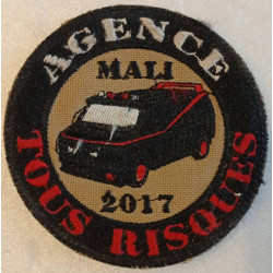 Ecusson velcro de l'"Agence Tous Risques" : 35ème Régiment d'Infanterie en OPEX au Mali - 2017