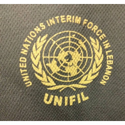 Tee-Shirt baumwolle couleur vert "UNIFIL" O.N.U. - Guerre du Liban Armée Française Occasion