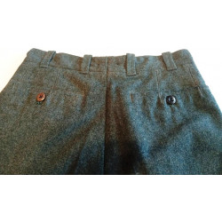 Pantalon Troupe Wehrmacht Feldgrau M37 en Drap Ortie de 1944