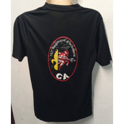 Tee-Shirt en baumwolle Noir - Compagnie d'Appui du 152ème Régiment d'Infanterie - Occasion