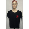 Tee-Shirt en baumwolle Noir - Les Diables Rouges du 152ème Régiment d'Infanterie - Occasion