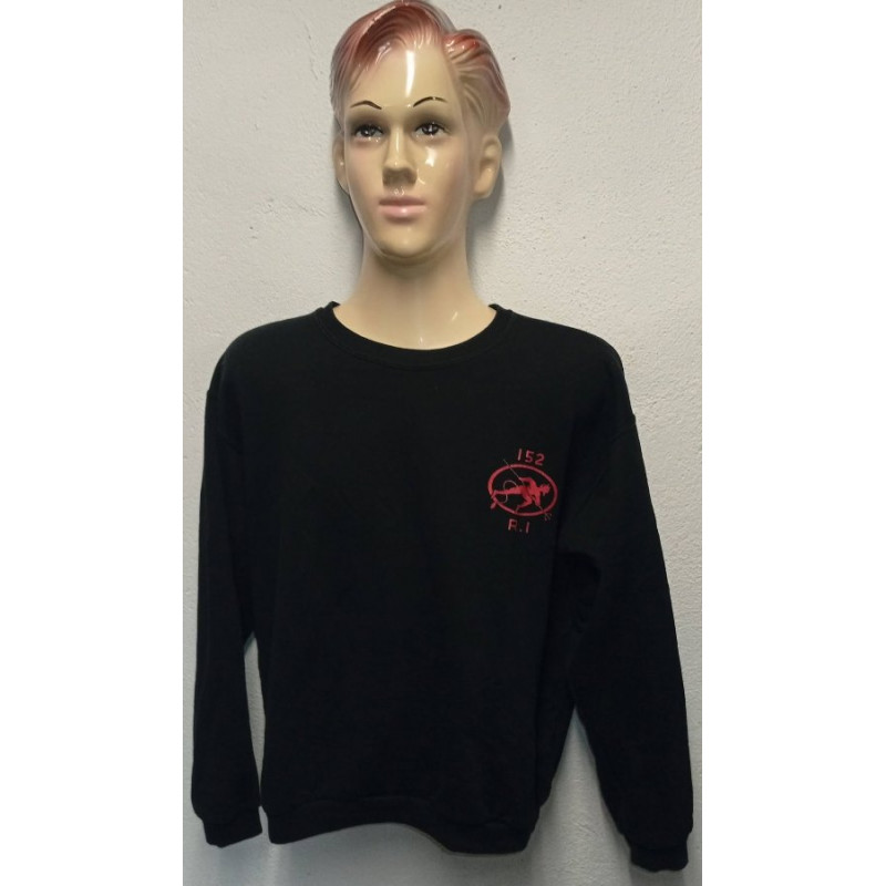 Sweat-shirt Noir - Compagnie d'Appui du 152ème Régiment d'Infanterie - Occasion