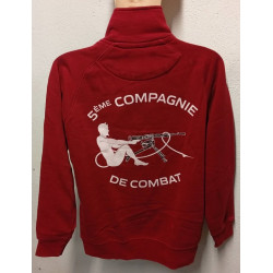 Sweat Jacket Bordeaux - 5ème Compagnie du 152ème Régiment d'Infanterie - Occasion