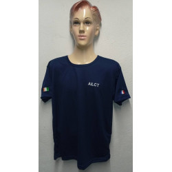 Tee-shirt en Baumwolle bleu de l'A.I.L.C.T. / Armée Française en Côte d'Ivoire
