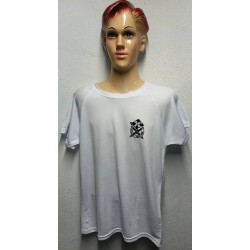 Tee-Shirt de Sport Régimentaire en Baumwolle Blanc du 1er Régiment d'Artillerie NEUF