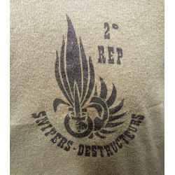 Maillot de corps du 2ème Régiment Etranger de Parachutistes - 4ème Compagnie Destructeurs Snipers / Légion Etrangère - Occasion