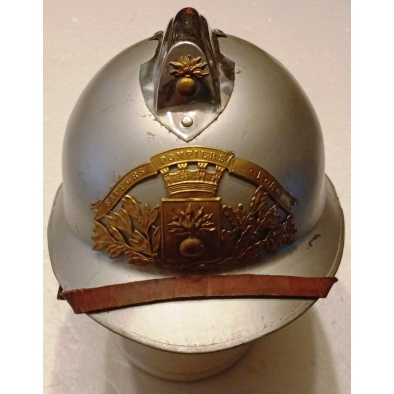 Casque Adrian Modèle 1933 Sapeur-Pompier de Dolleren - Haut-Rhin / Alsace