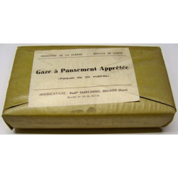 Paquet de 20 Mètres de gaze à pansement Apprêtée - 1950