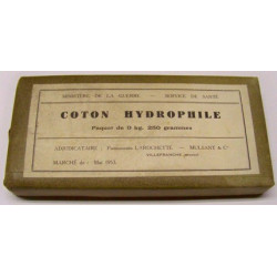 Paquet de 0,250 Kg de Coton Hydrophile - 1953