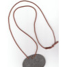 Cordon / Lacet de Plaque d'identité brun - Erkennungsmarke Wehrmacht WW2