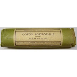 Paquet de 0,250 Kg de Coton Hydrophile - 1956