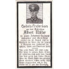Avis de Décès : Caporal d'Infanterie Albert Müller
