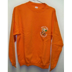 Sweat-Shirt Orange 1er régiment d'Artillerie NEUF