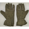 Gants de combat en cuir kaki Armée Française Occasion