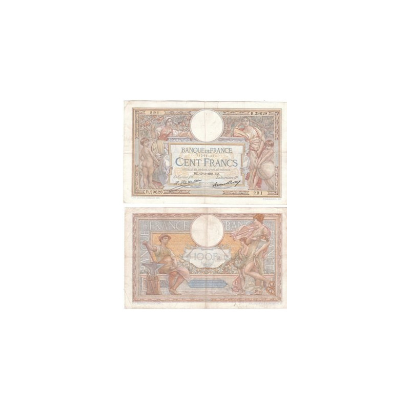 100 Francs Merson 5-7-1934 en TTB